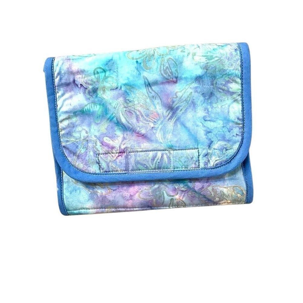 Blue tie dye homeopathy storage bag